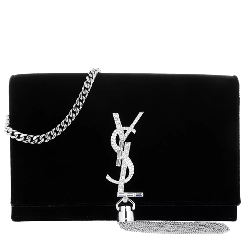 Saint Laurent YSL Monogramme SL Kate Satchel Bag Noir Crossbody Bag