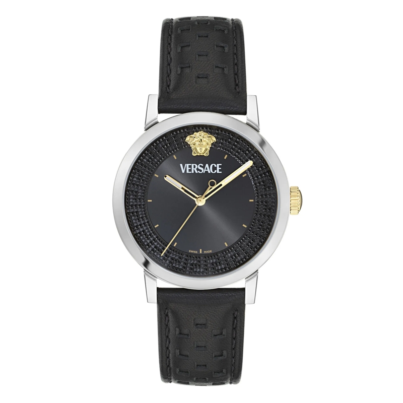 Versace Quarzuhr Quarz-Analoguhr Versace Albireo schwarz