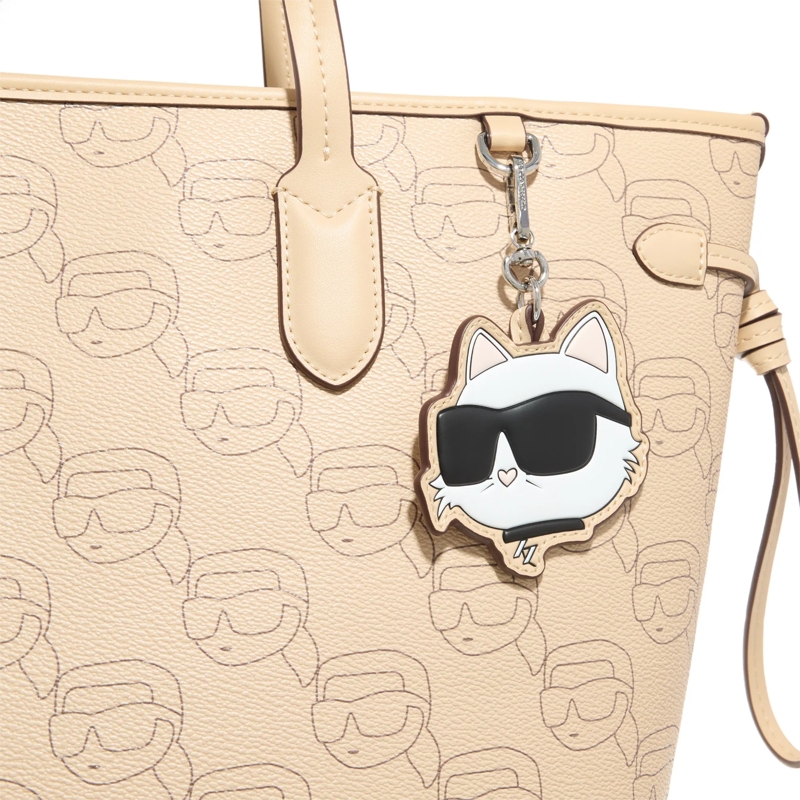 Karl Lagerfeld Shopper Ikon  Mono Cc Lg Tote Nft Aop Trench Beige(Image 4)
