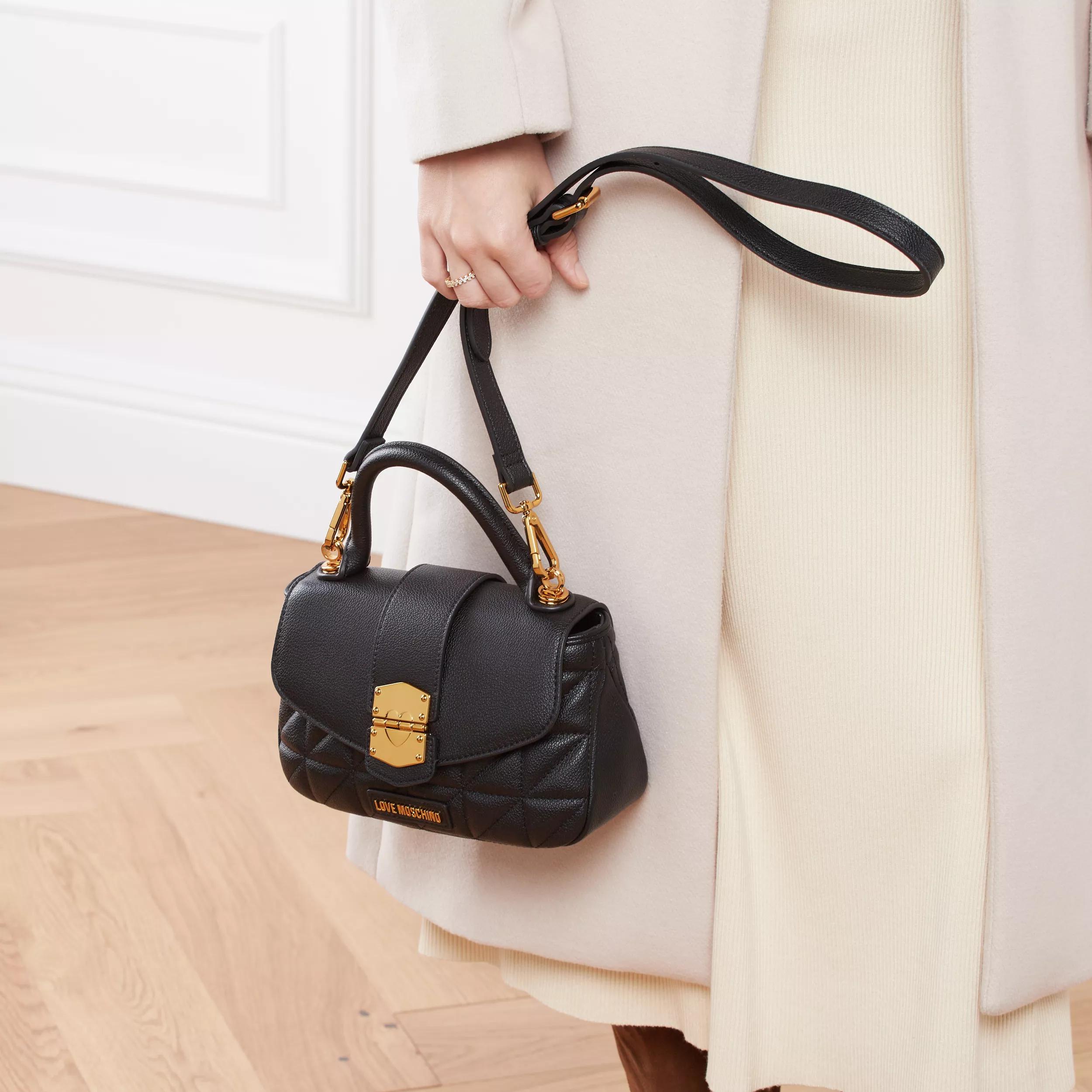 Love Moschino Click Heart Nero | Crossbody Bag