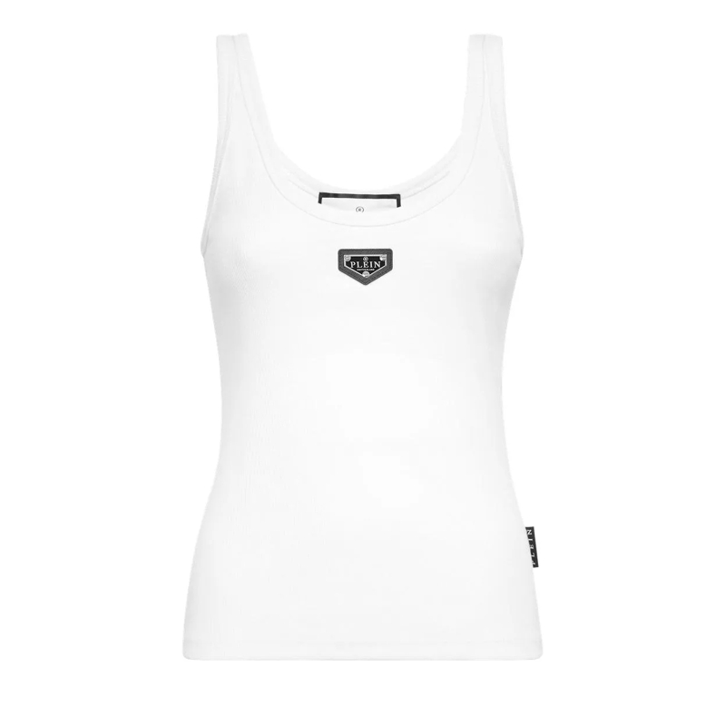 Philipp Plein Top Tank-Top weiss