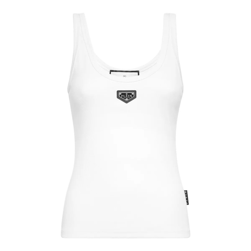 Philipp Plein Top Tank-Top weiss