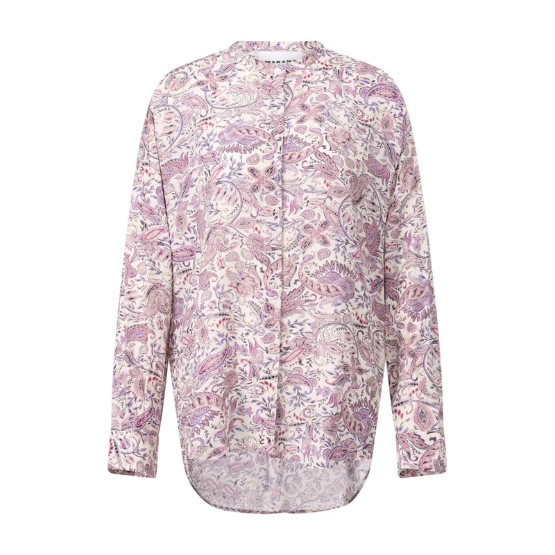Isabel Marant Blouse Bluse Catchell mit Paisley-Muster mehrfarbig