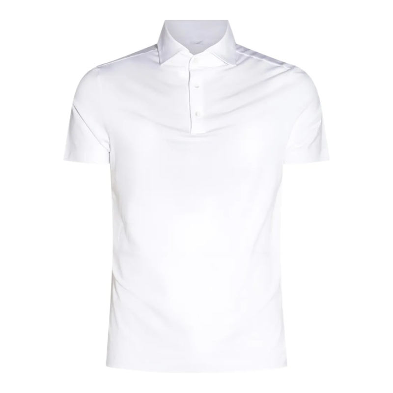 Malo Polo shirt Smooth Cotton White Polo Shirt White
