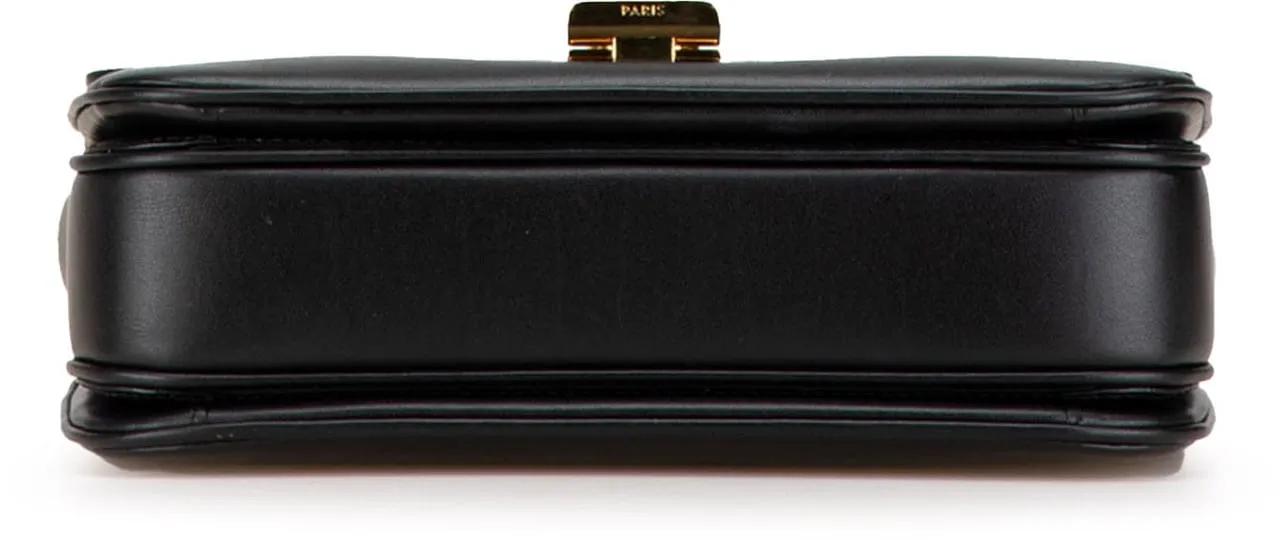 Celine Shoppers Medium Leather C Bag in zwart