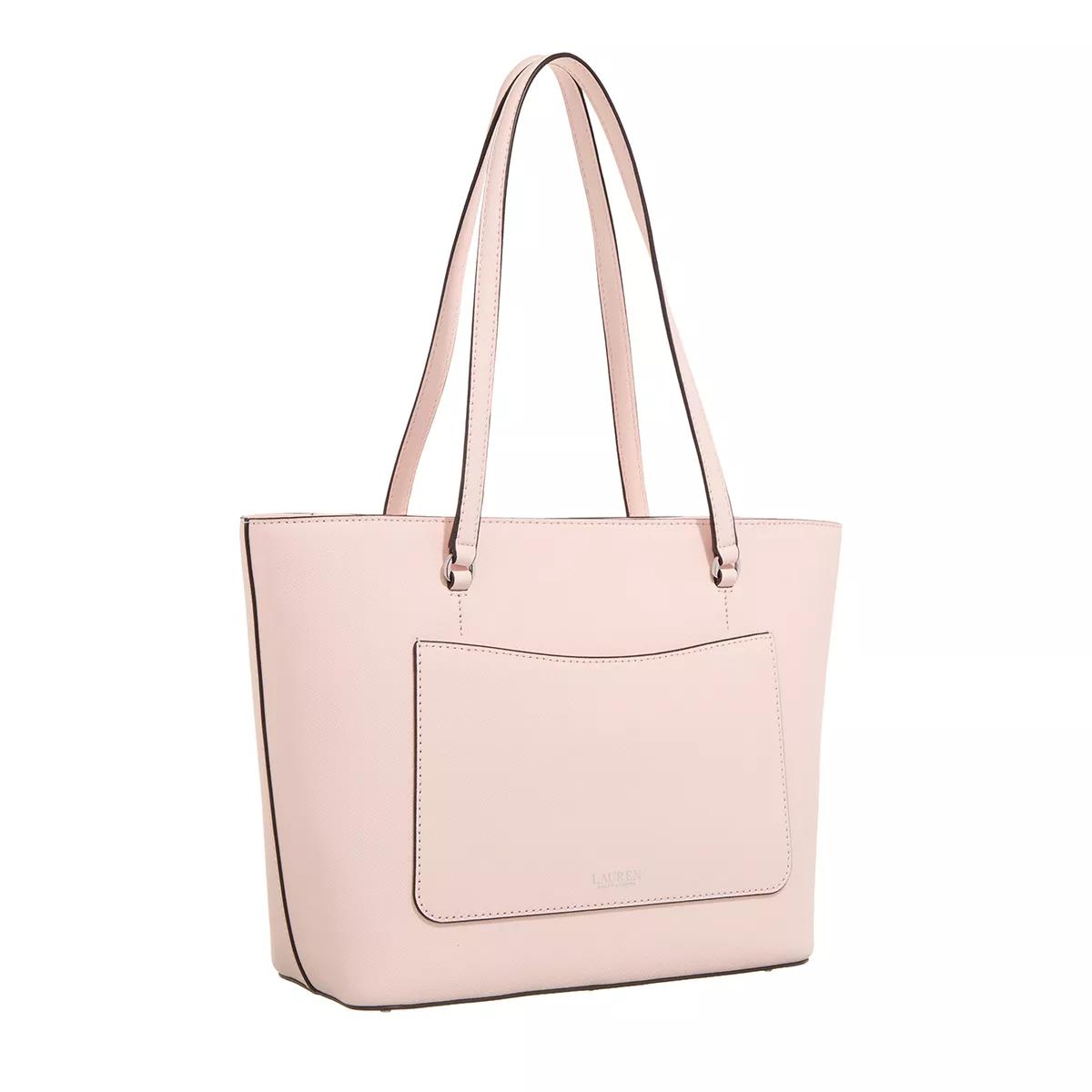 Lauren Ralph Lauren Shoppers Karly Shpper Tote Medium in poeder roze