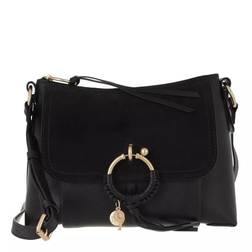See By Chloé Joan Grained Shoulder Bag Leather Black Crossbody Bag