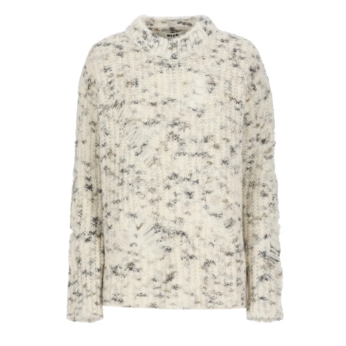 MSGM Alpaca Sweater Grey Pullover