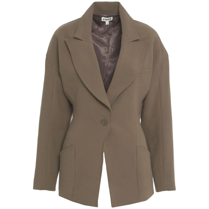 Staud Blazer Fitted blazer 'Cole' grün