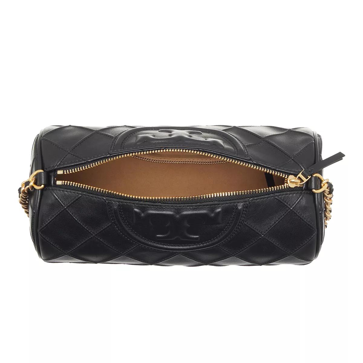 Tory Burch- Fleming Soft Leather Barrel Bag- Woman- Uni - Black