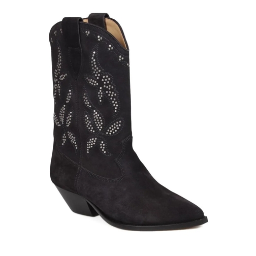 Isabel Marant Mini Studs Ankle Boots Black Stiefel