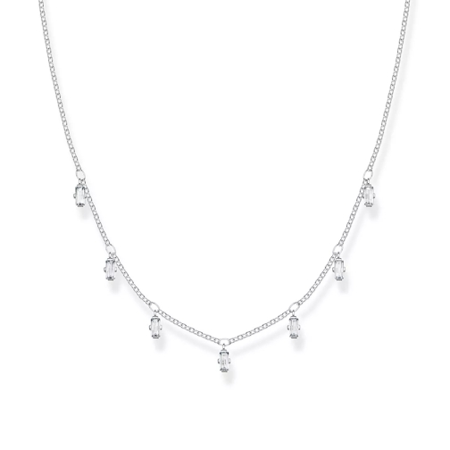 Thomas Sabo Necklace Baguette Silver Mittellange Halskette