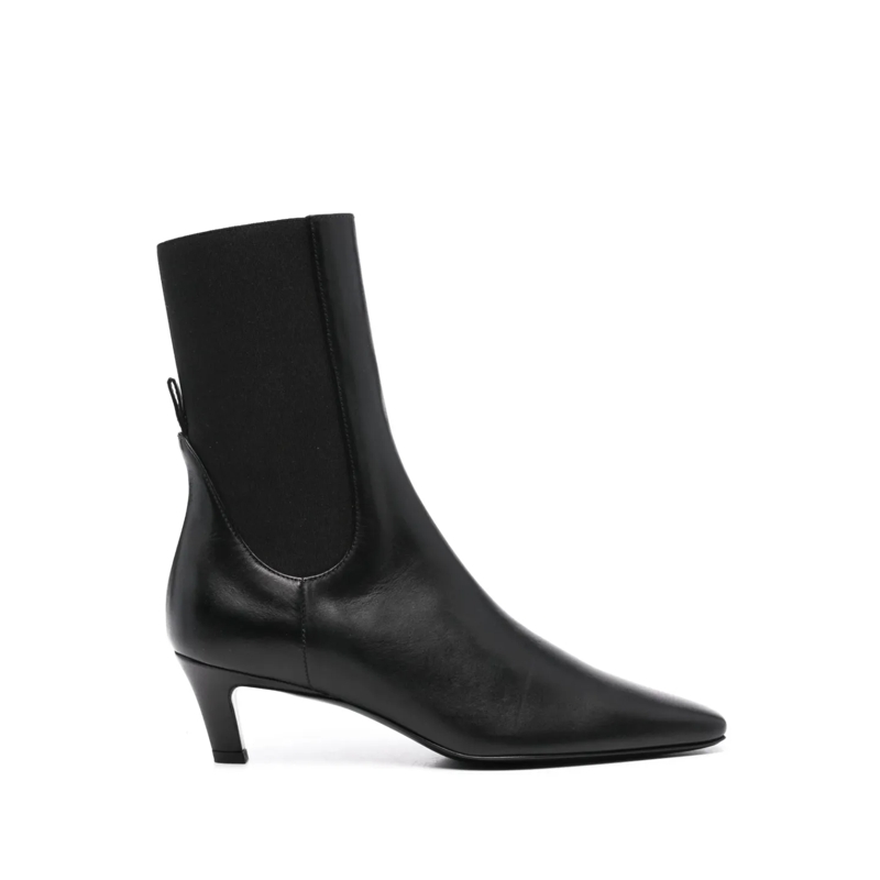 TOTEME Stiefel The Mid Heel Stiefeletten 001 Black