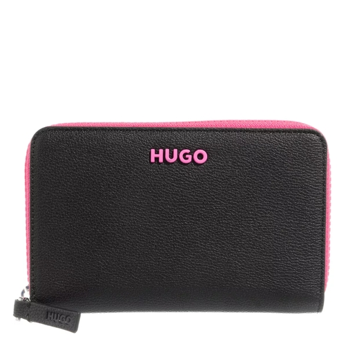 Hugo Jodie SM Zipar.-FL 10238871 01 Black Portemonnaie mit Zip-Around-Reißverschluss