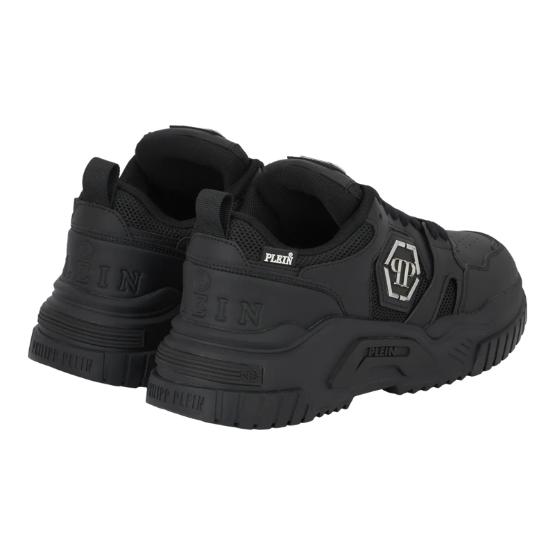 Philipp Plein Low-Top-Sneaker Lo-Top Turnschuhe Hexagon schwarz(Image 4)