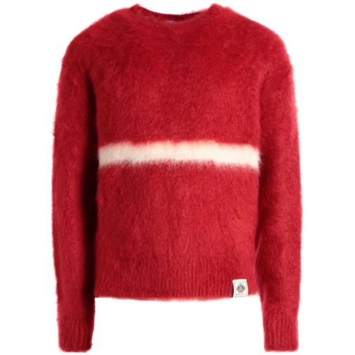 Bally Sweatshirts Bright Red/White Printed Sweatshirt Red