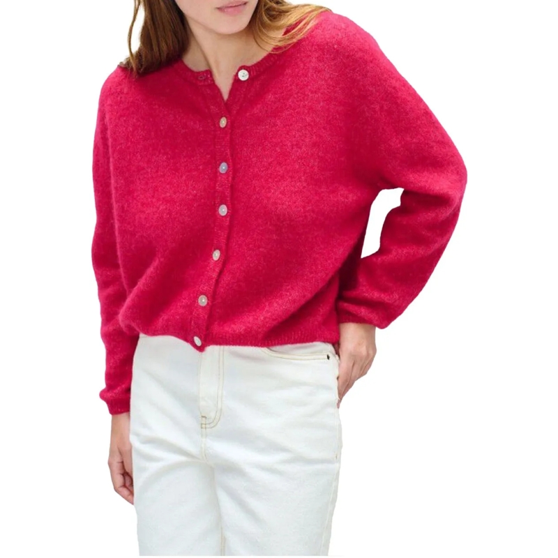American Vintage  American Vintage Vitow Vesten Donkerroze Vito19ee2 rose(Image 2)