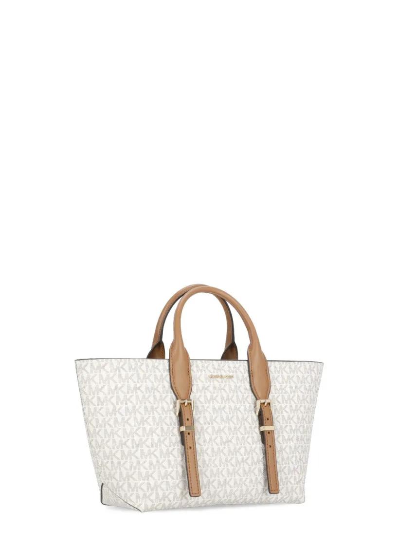 Michael Kors Shoppers & Totes Ivory "Moore" Shopping Bag in beige