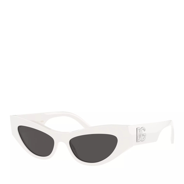 Dolce and gabbana white sunglasses on sale