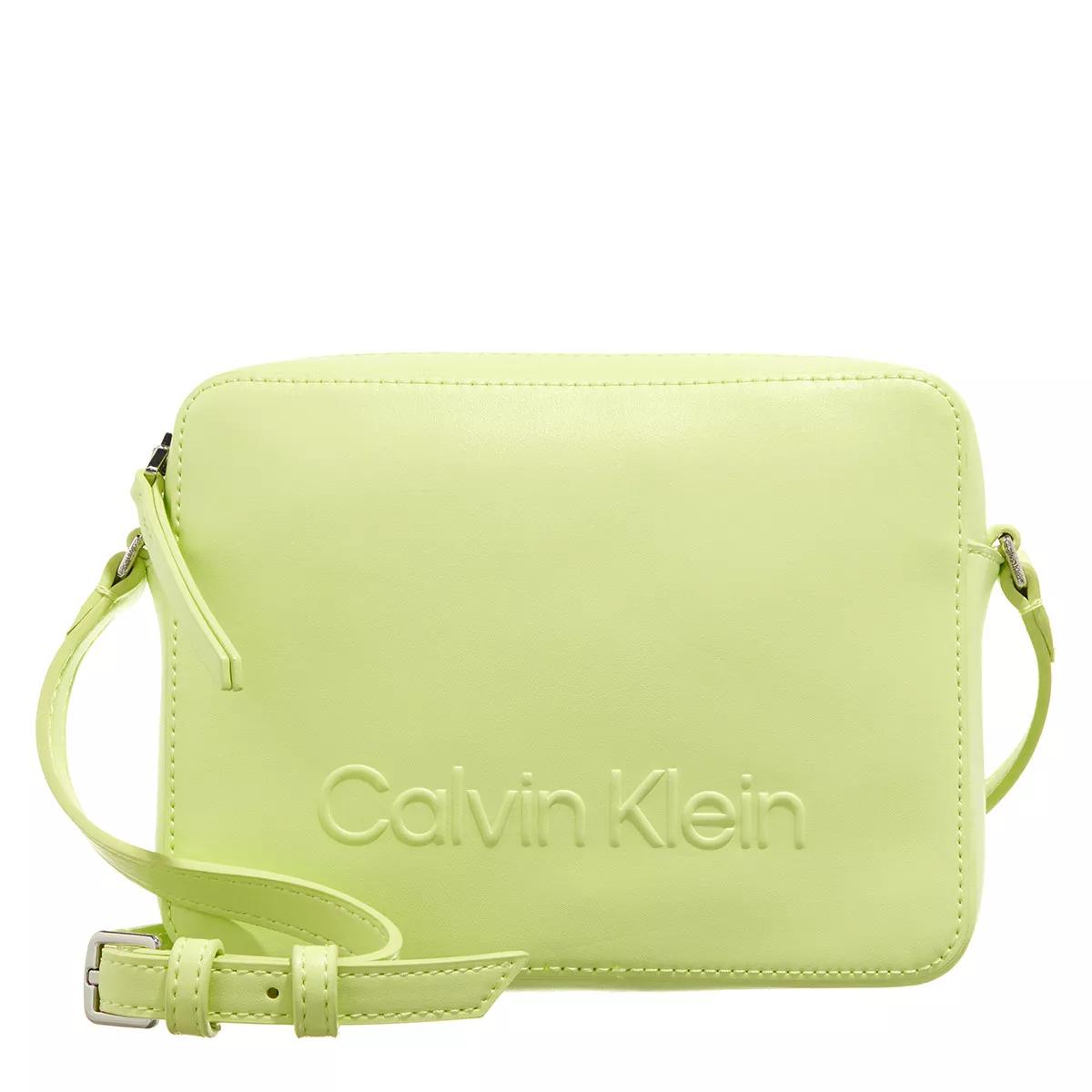 Calvin Klein Must Camera Bag With Pocket, Spirit Green - Handbags