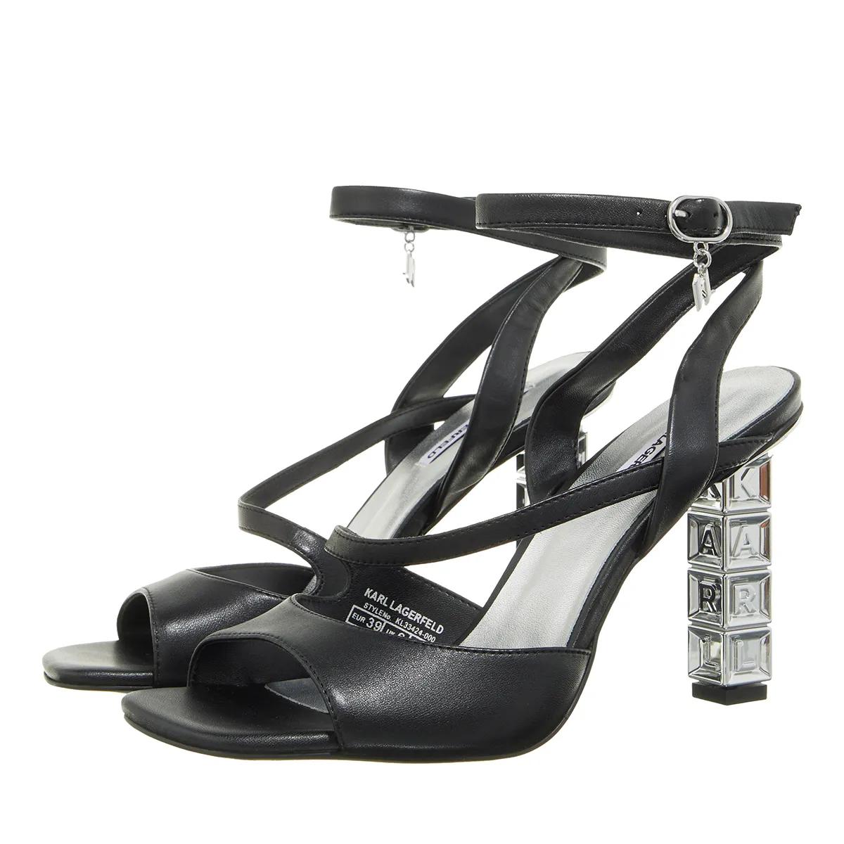 Karl Lagerfeld Pumps & High Heels - Kolumn Wrap Strap Sandal - Gr. 36 (EU) - in Schwarz - für Damen