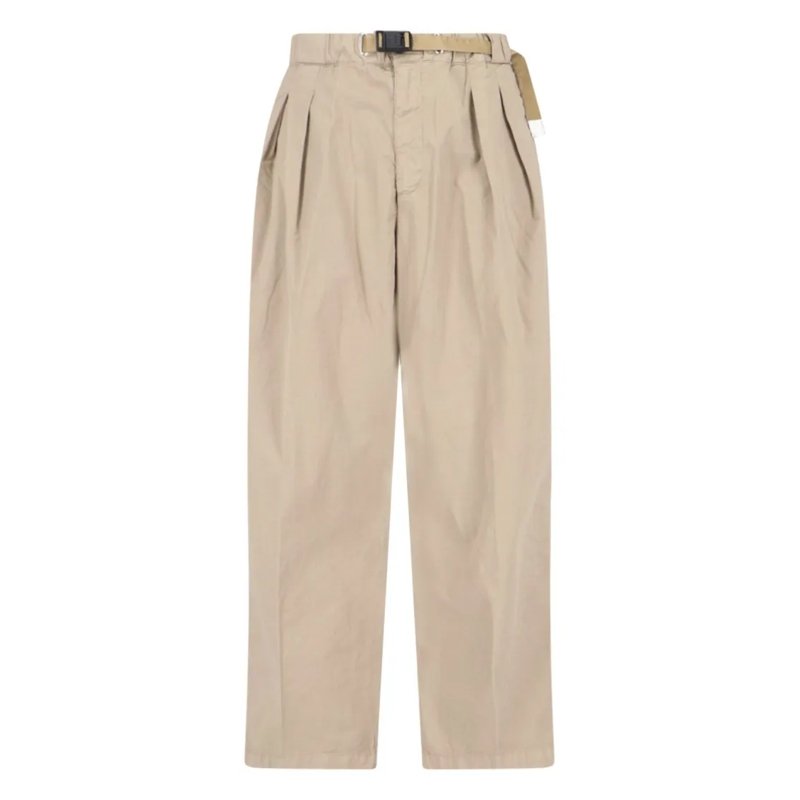 WHITE SAND Pantalon de costume Straight-Leg Pants With Elastic Waistband And Adju Neutrals