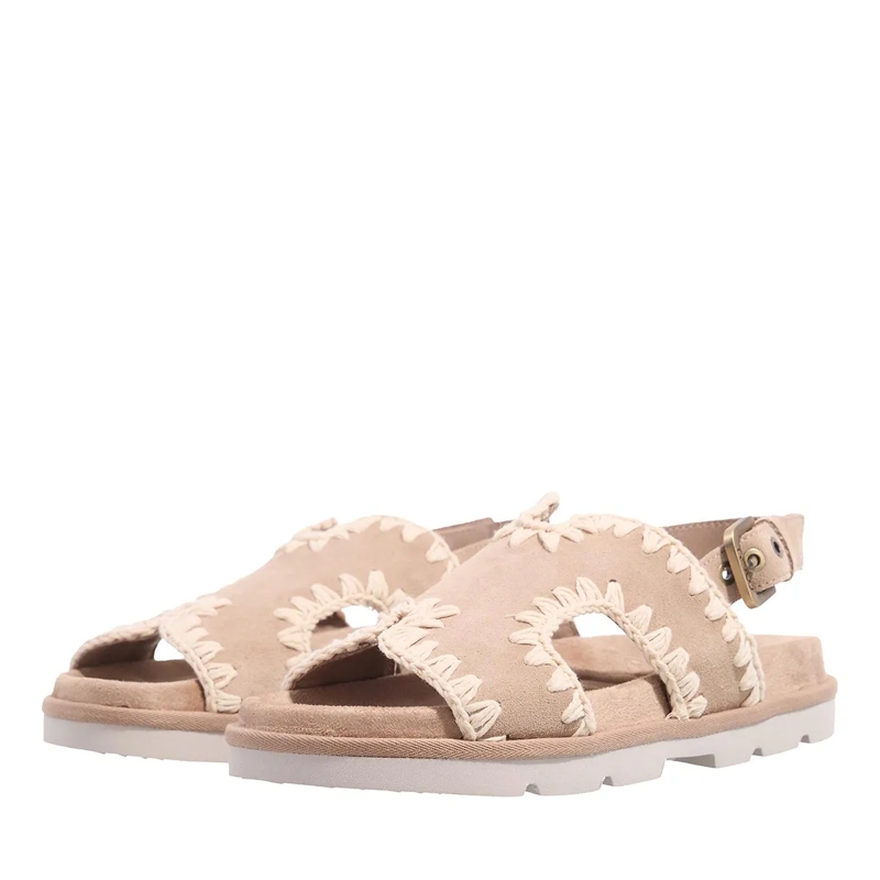Mou Sandalen Low Bio Sandal With Back Strap Pink Sand (Flux)(Image 3)