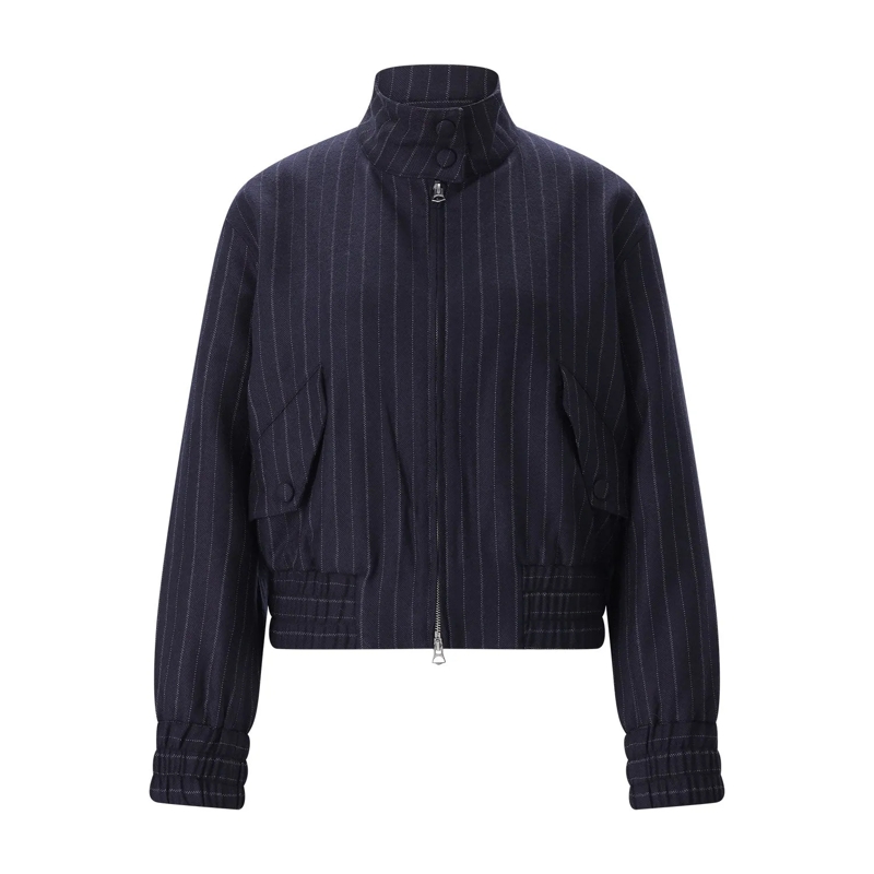 Rag & Bone veste Jacke aus Woll-Mix blau