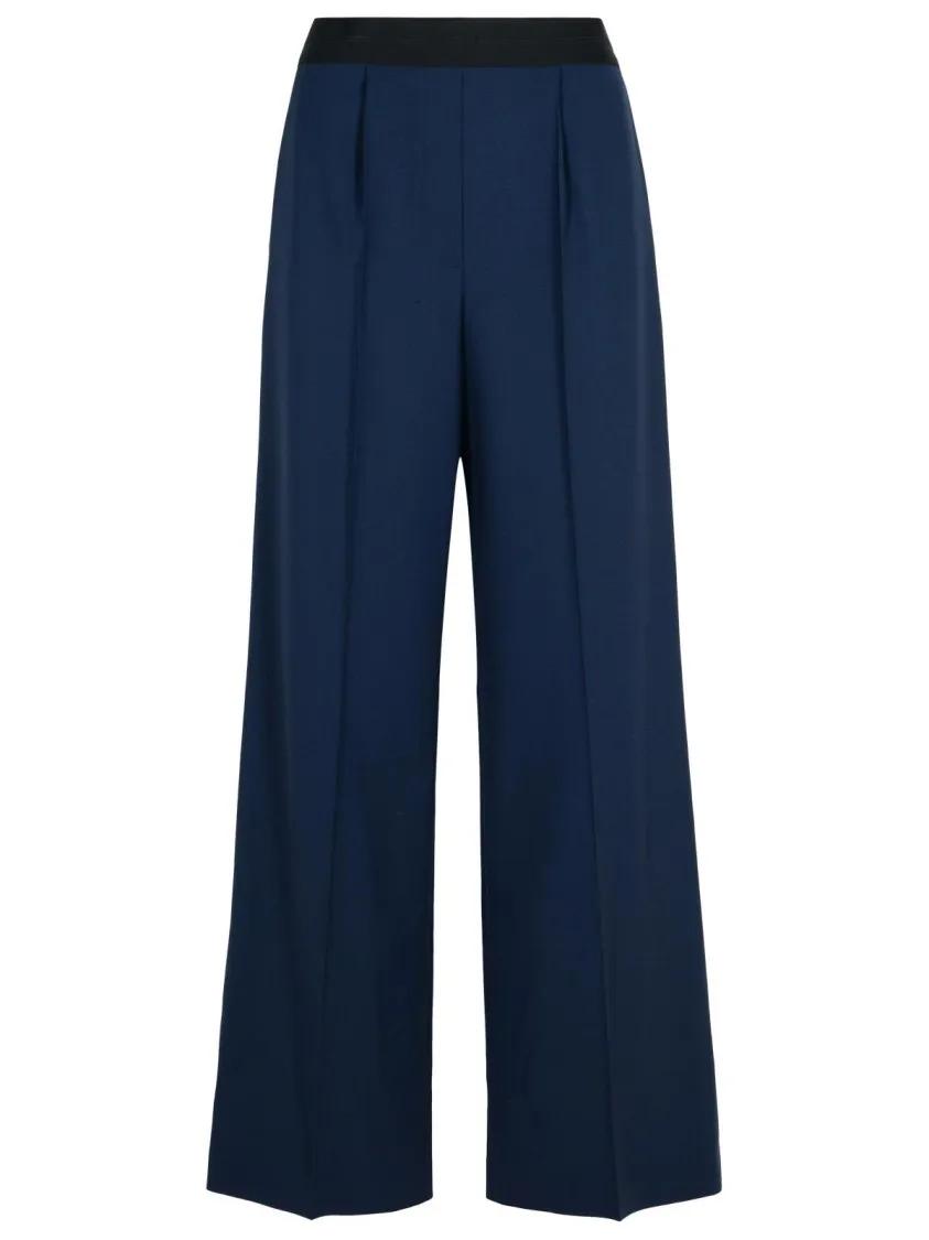 MSGM - Navy Virgin Wool Pants - Größe 38 - blau