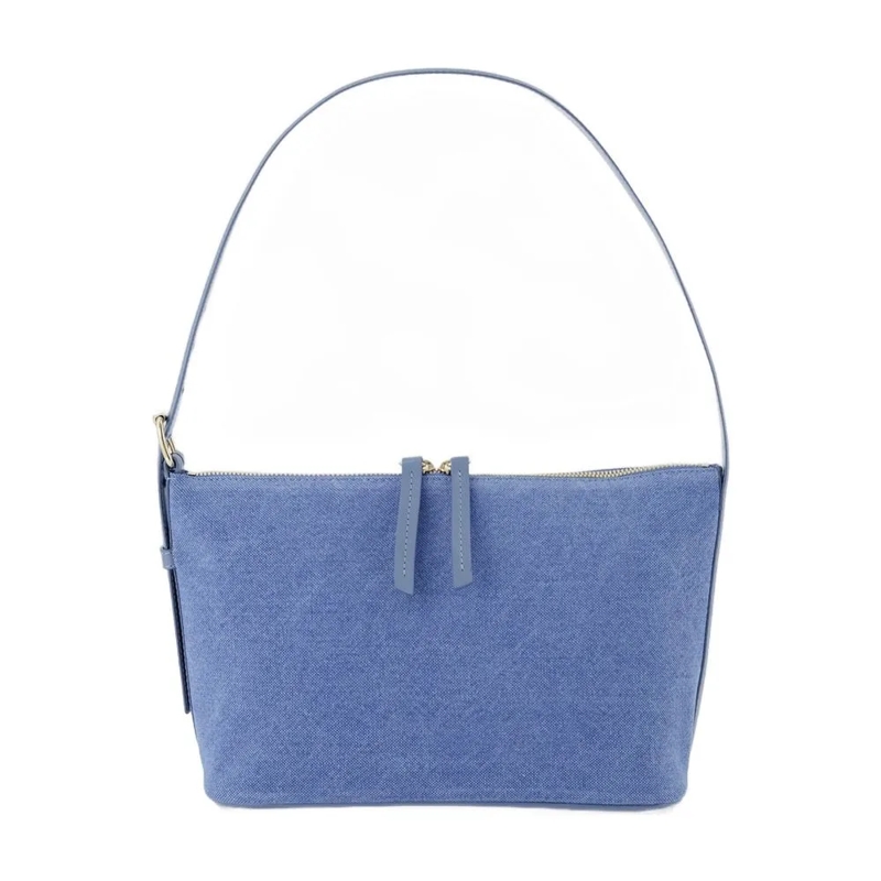 A.P.C. Fourre-tout Vera Shoulder Bag - Cotton - Blue Blue
