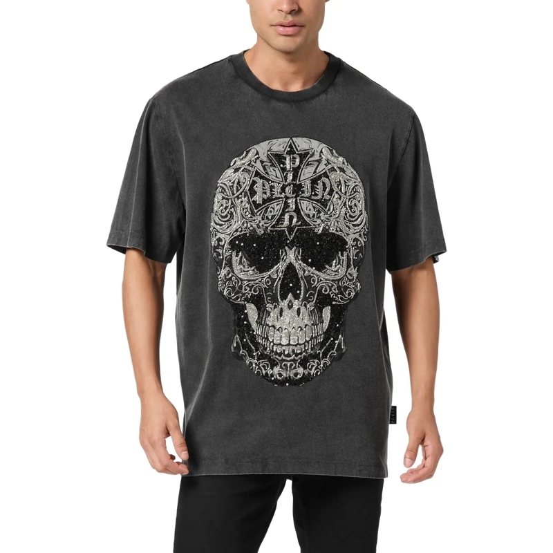 Philipp Plein T-Shirt T-Shirt Rundhalsausschnitt Ss Skull schwarz(Image 3)