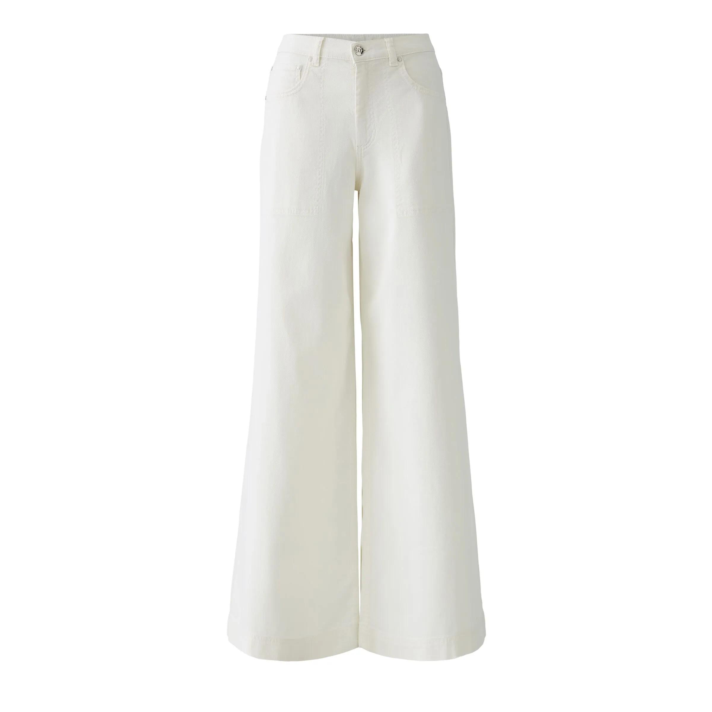 Thumbnail - Oui - Jeans Flared HIGH RISE - Größe 36 DAMEN - weiß