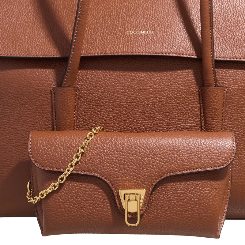 Coccinelle Shopper Coccinelledouble Beat Cognac(Image 6)