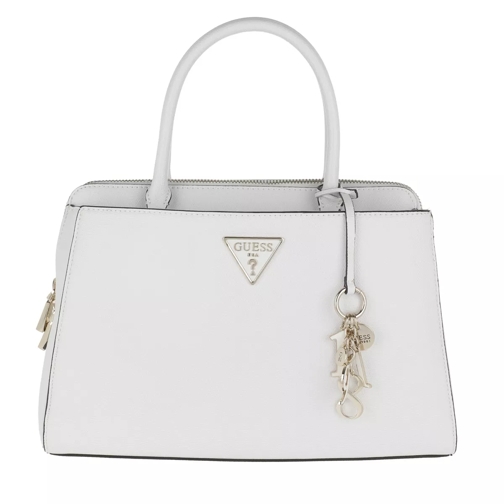 Guess Maddy Girlfriend Satchel White Tote