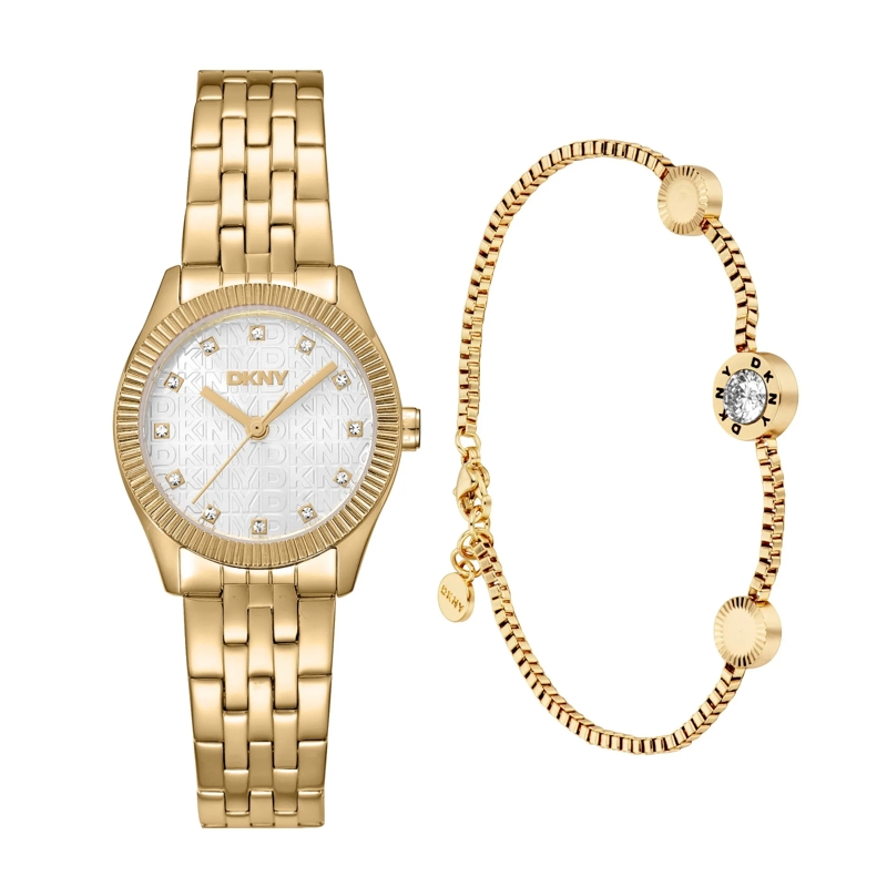 DKNY Quarzuhr Quarzuhr Logo gold(Image 4)