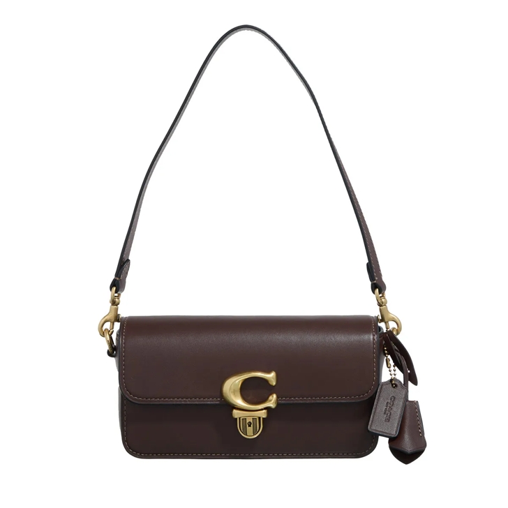 Coach Glovetanned Leather Studio Baguette Bag b4 maple Crossbody Bag