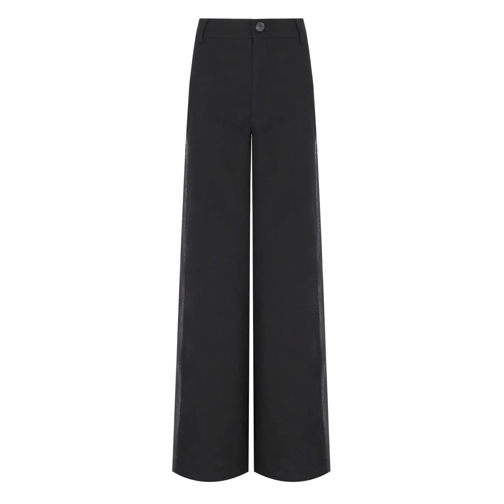 Essentiel Antwerp Pantalons ESSENTIEL ANTWERP GORROR SCHWARZE WIDE LEG HOSE schwarz