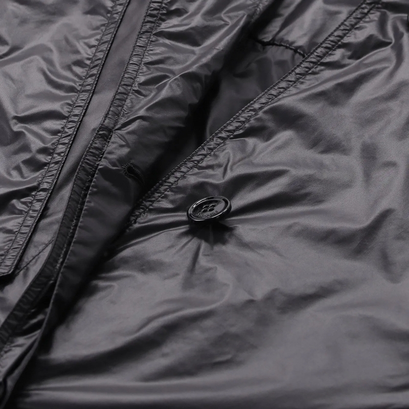 Saint Laurent  Trenchcoat aus Nylon schwarz(Image 4)