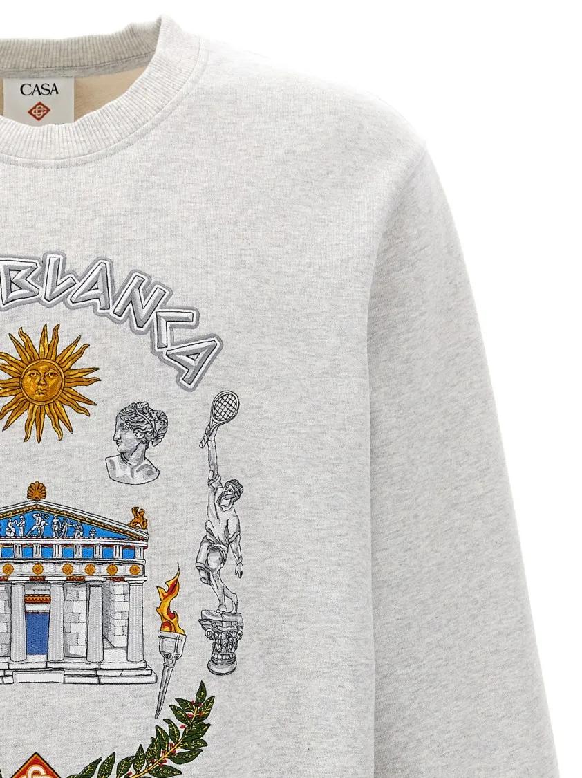 Casablanca 'Le Temple Du Sport' Sweatshirt White