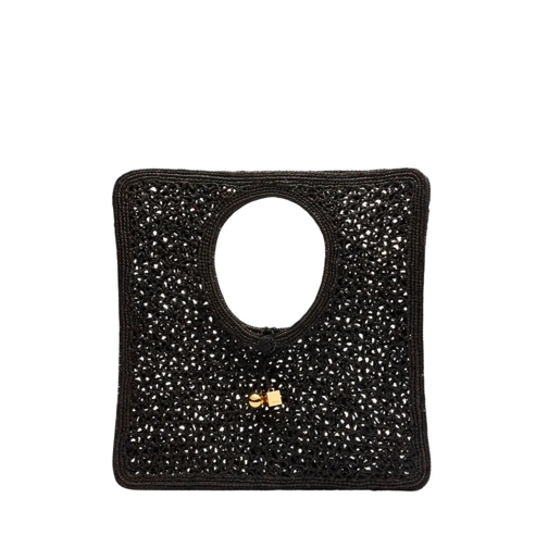 Jacquemus Crossbody Bag Le Carre Spiaggia Handbag Black