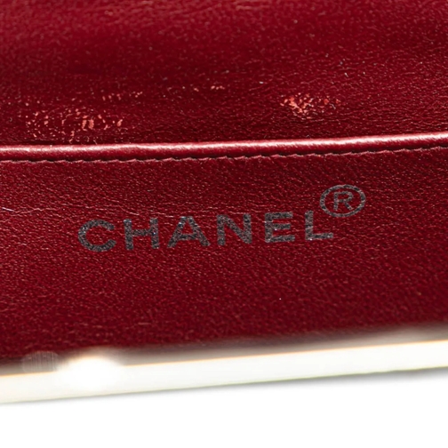 Chanel Fourre-tout 1996-1997 Quilted Lambskin Leather Box Bag schwarz (Image 11)