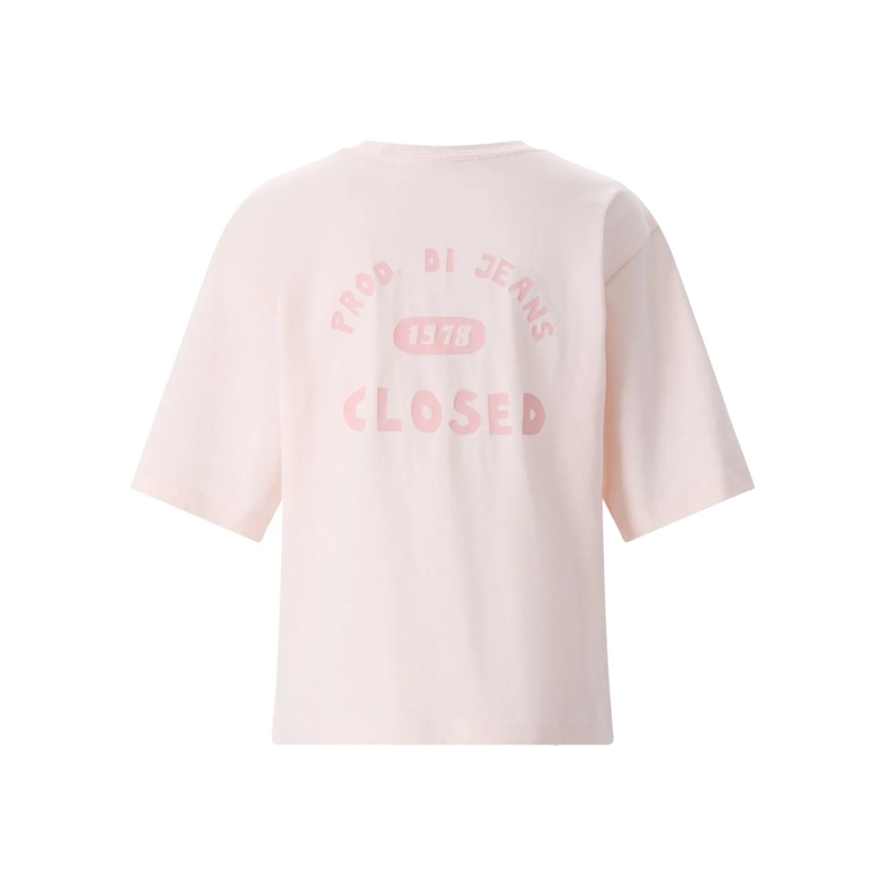 Closed Pull Relaxed T-Shirt pink(Image 2)