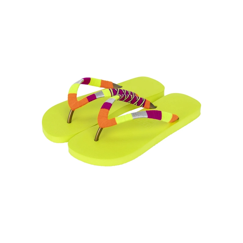 UZURII Flip Flops flip flop Indiana Bronze hell-grün(Image 3)