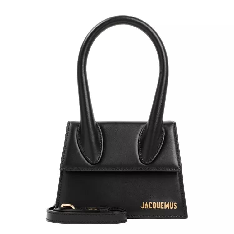 Jacquemus Shopper - Black Leather Moyen Le Chiquito Bag - Gr. unisize - in Schwarz - für Damen