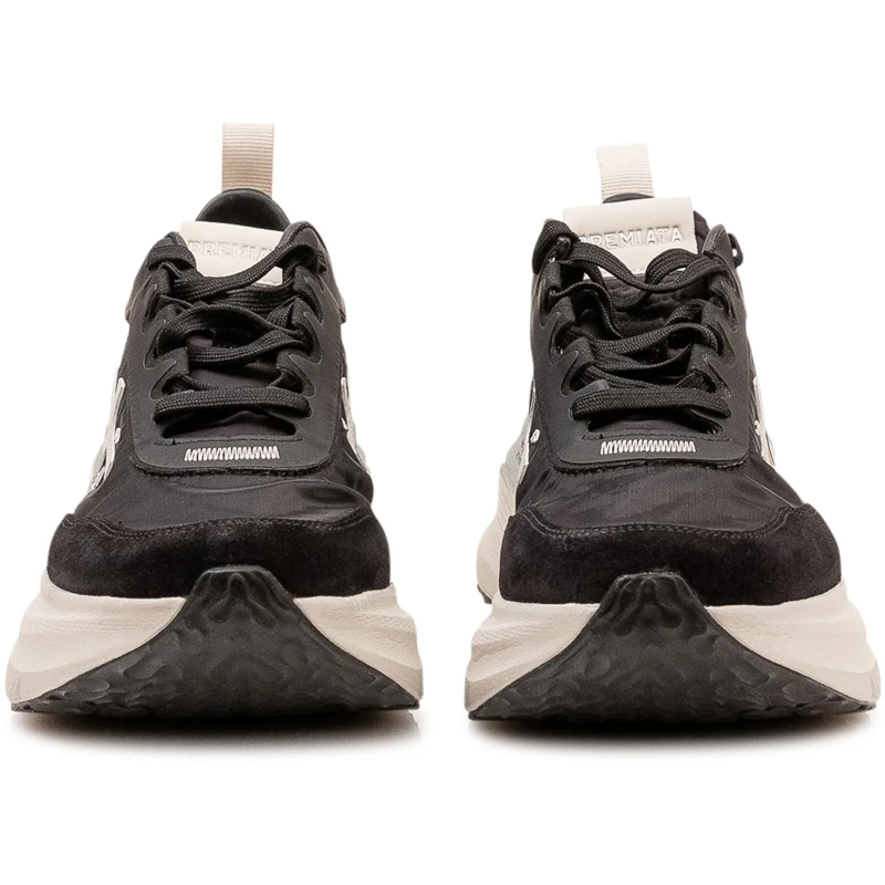 Premiata Sneaker basse Sneakers Hill con Lacci e Logo Laterale schwarz(Image 2)