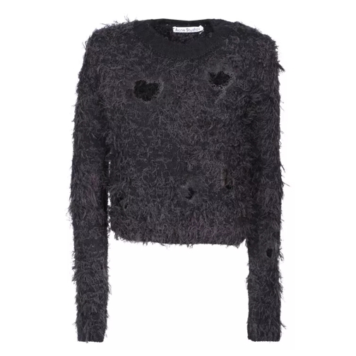 Acne Studios Wool-Blend Sweater Black 