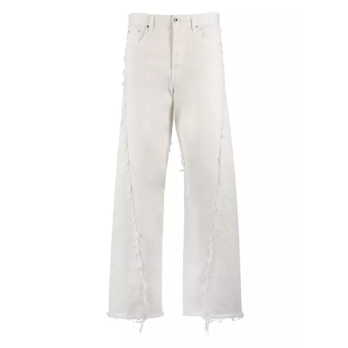 Lanvin White Cotton Jeans White 