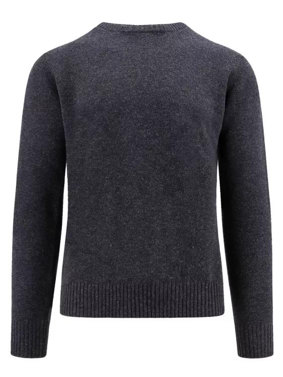 Roberto Collina Grey Wool And Cashmere Sweater Black | fashionette