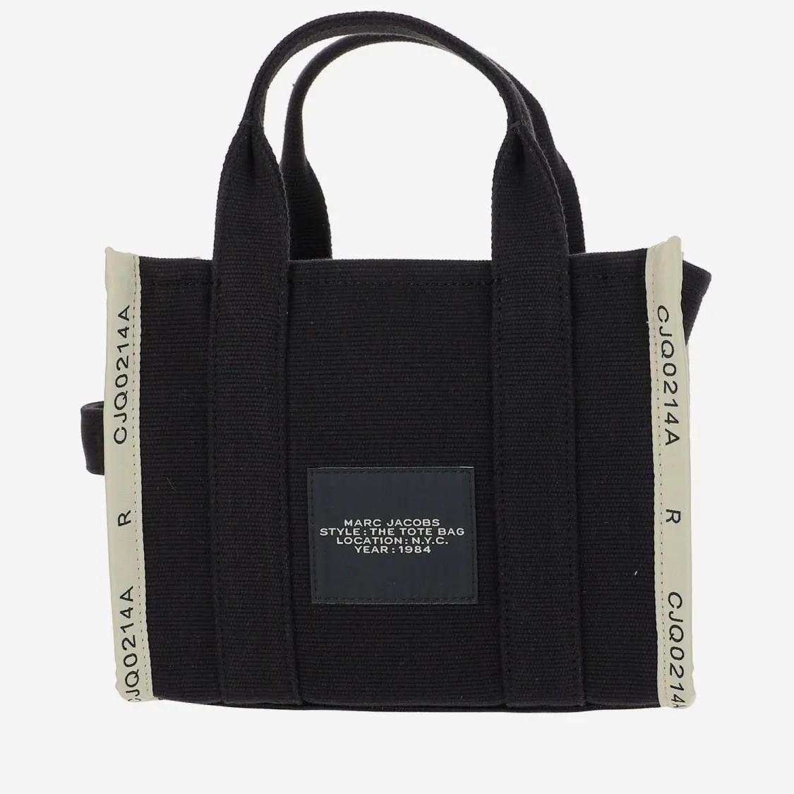 Marc Jacobs Shoppers & Totes The Jacquard Mini Tote Bag in zwart