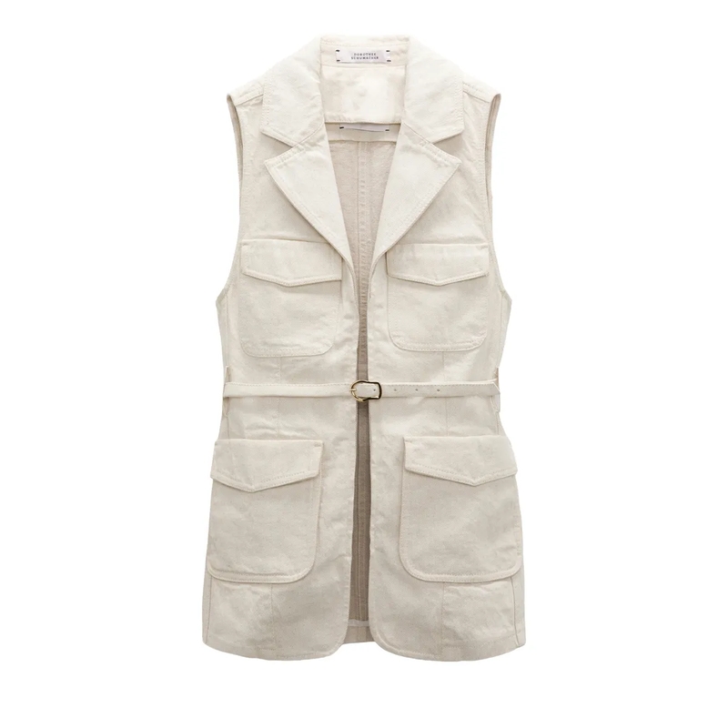 Dorothee Schumacher Vest SUMMER OF LOVE vest champagner